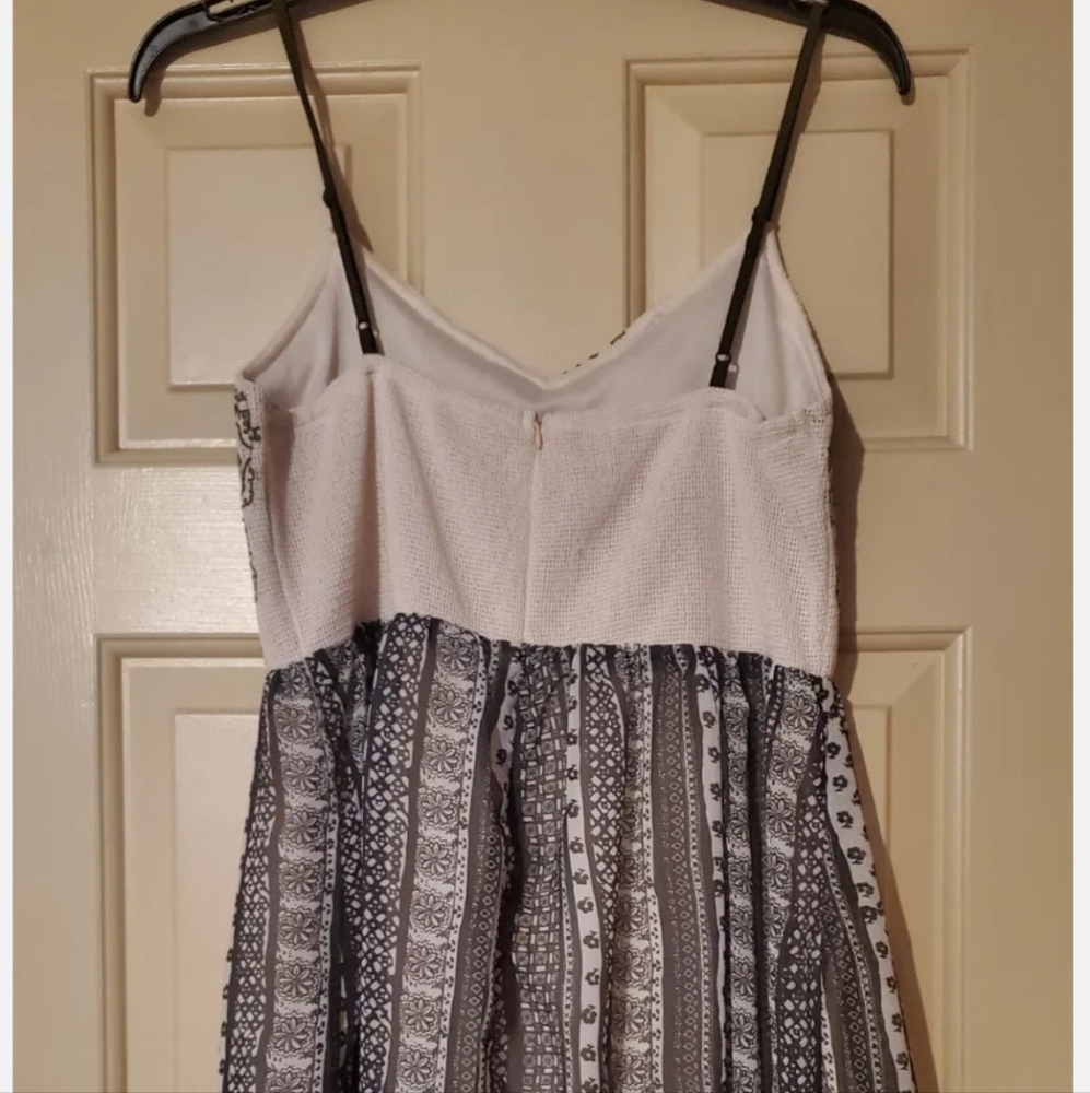 Anthropologie Entro Boho Dress Spaghetti Strap Tassels Dark Olive Green … - Picture 4 of 11